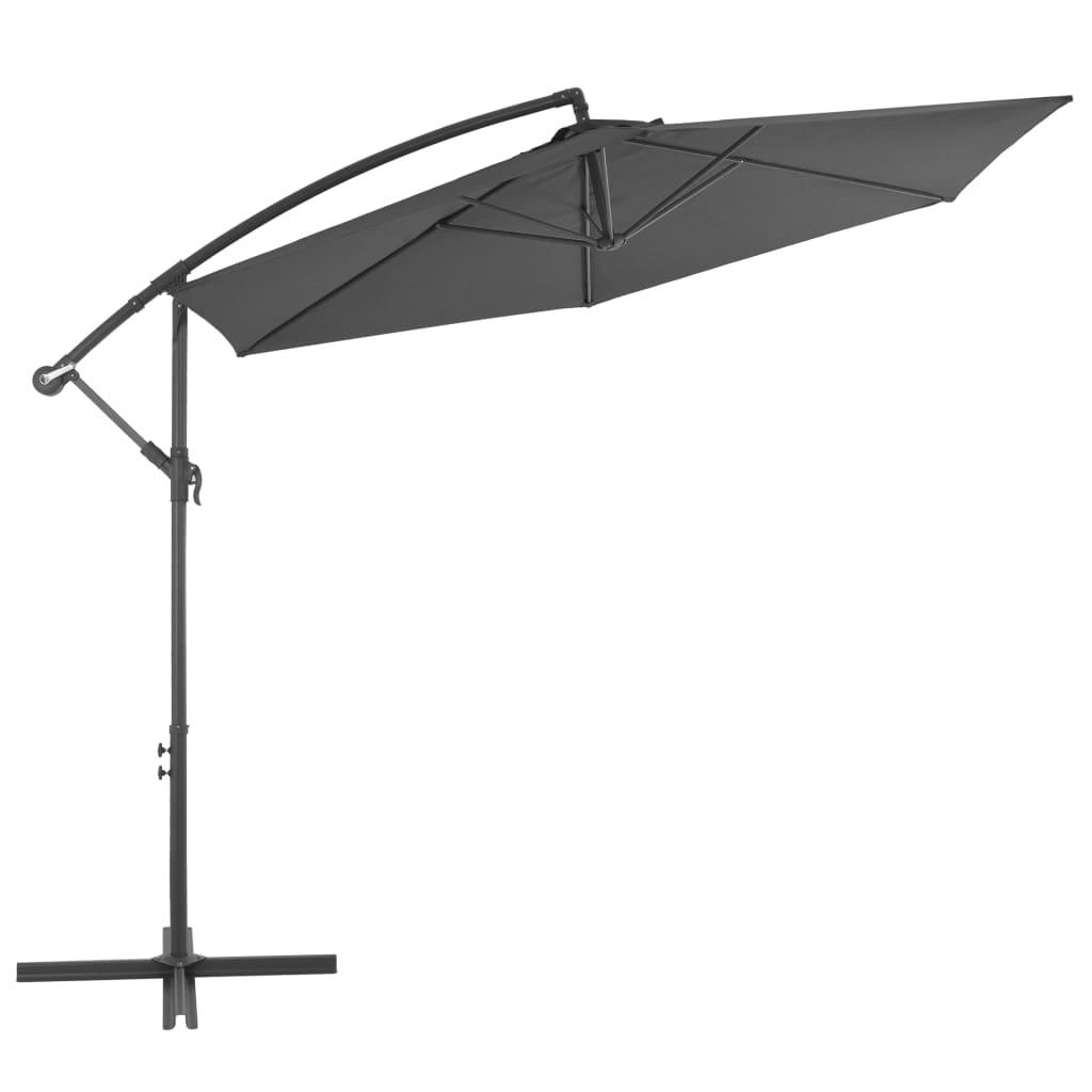 Cantilever Umbrella with Aluminum Pole 118.1" Anthracite at Set Shop and Smile