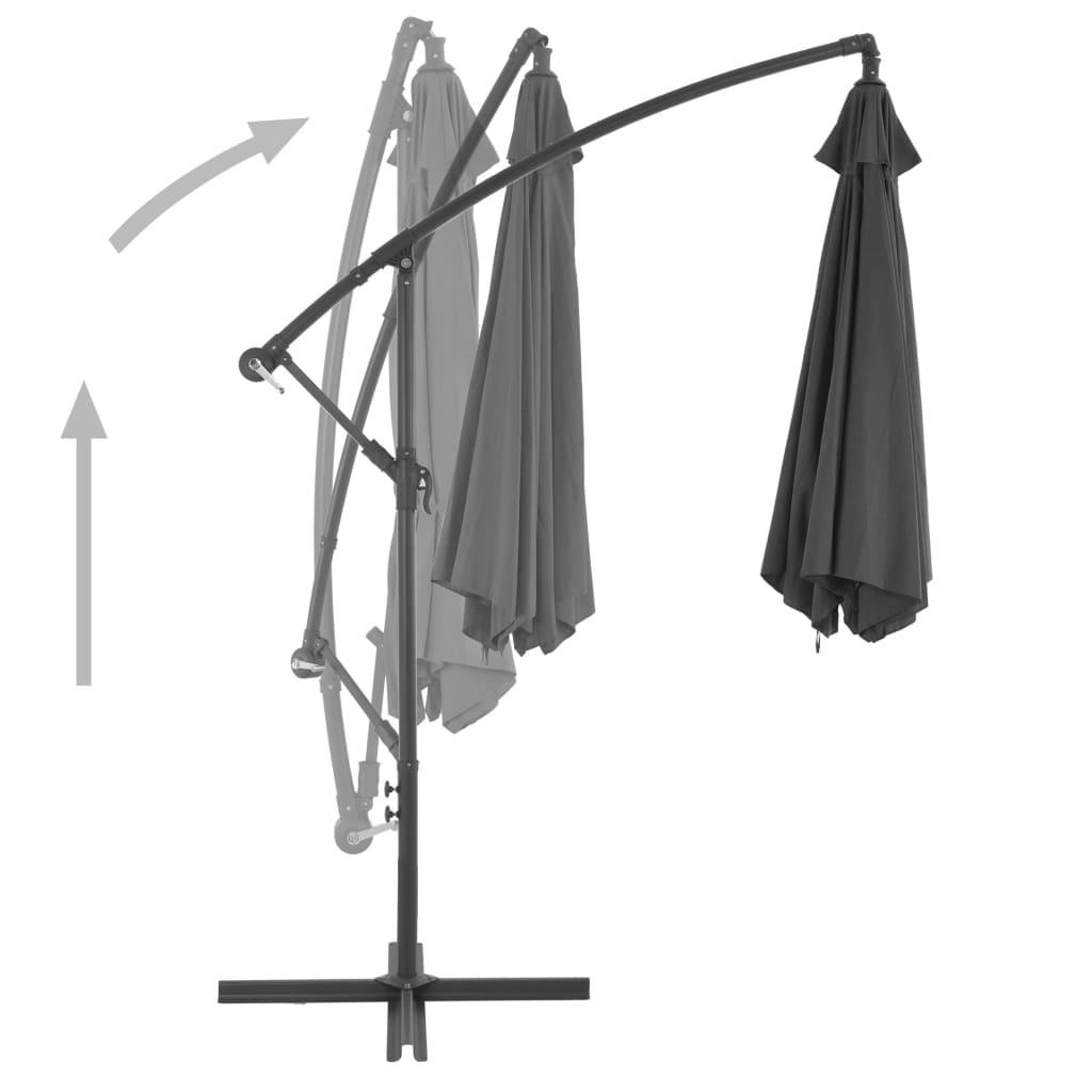 Cantilever Umbrella with Aluminum Pole 118.1" Anthracite at Set Shop and Smile