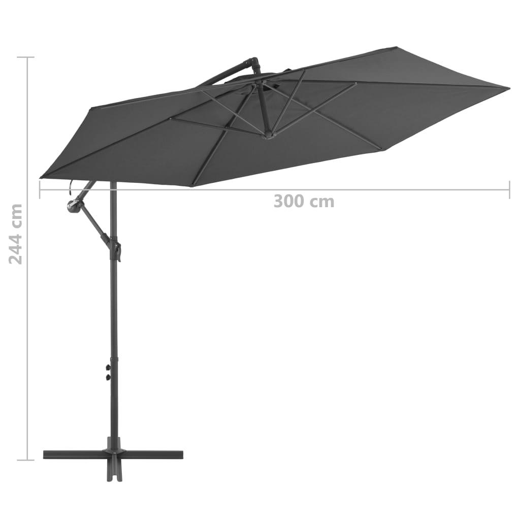 Cantilever Umbrella with Aluminum Pole 118.1" Anthracite at Set Shop and Smile