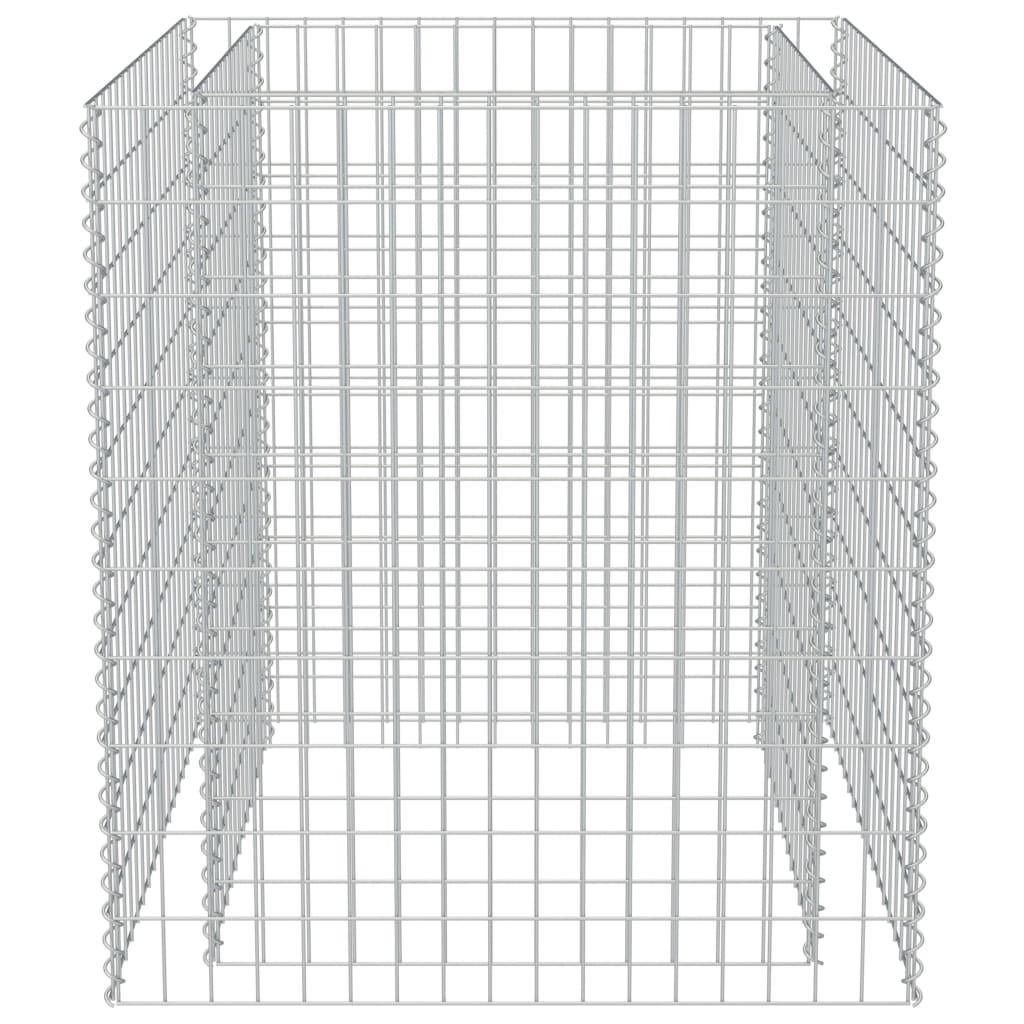 Gabion Raised Bed Galvanized Steel 35.4"x35.4"x39.4" at Set Shop and Smile