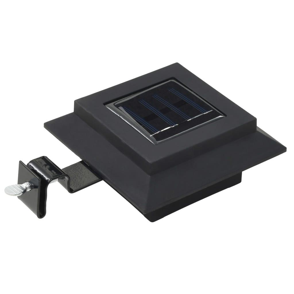 Outdoor Solar Lamps 6 pcs LED Square 4.7" Black at Set Shop and Smile