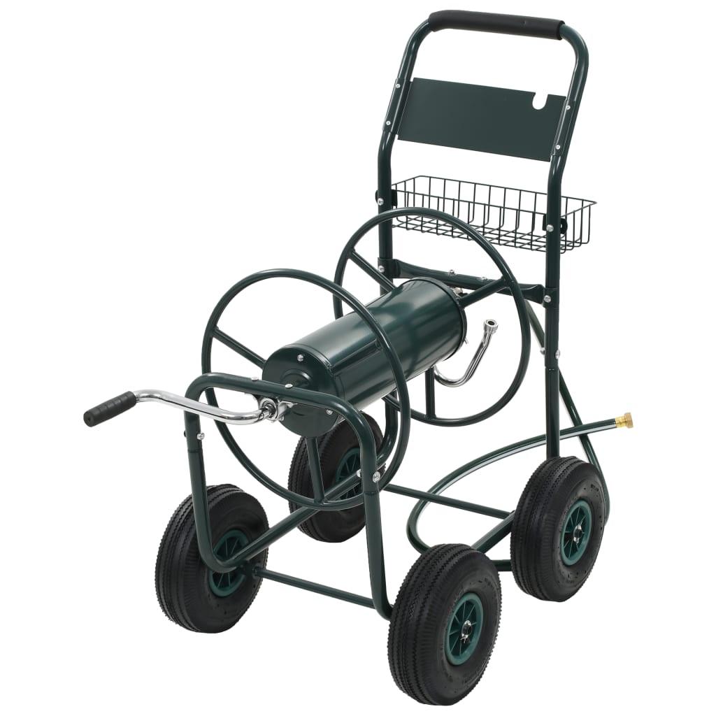 Garden Hose Trolley with 1/2" Hose Connector 246.1' Steel at Set Shop and Smile