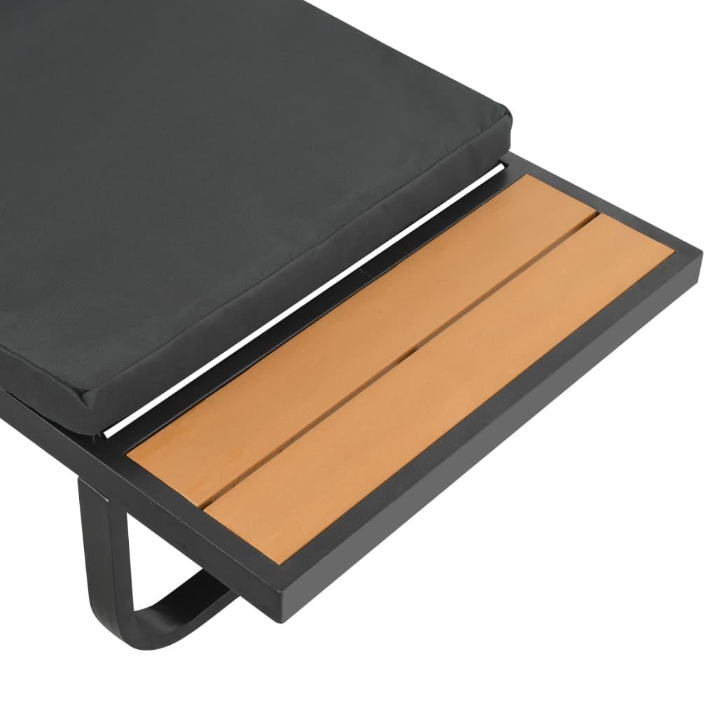 2 Piece Patio Corner Sofa Set with Cushions Aluminum WPC at Set Shop and Smile