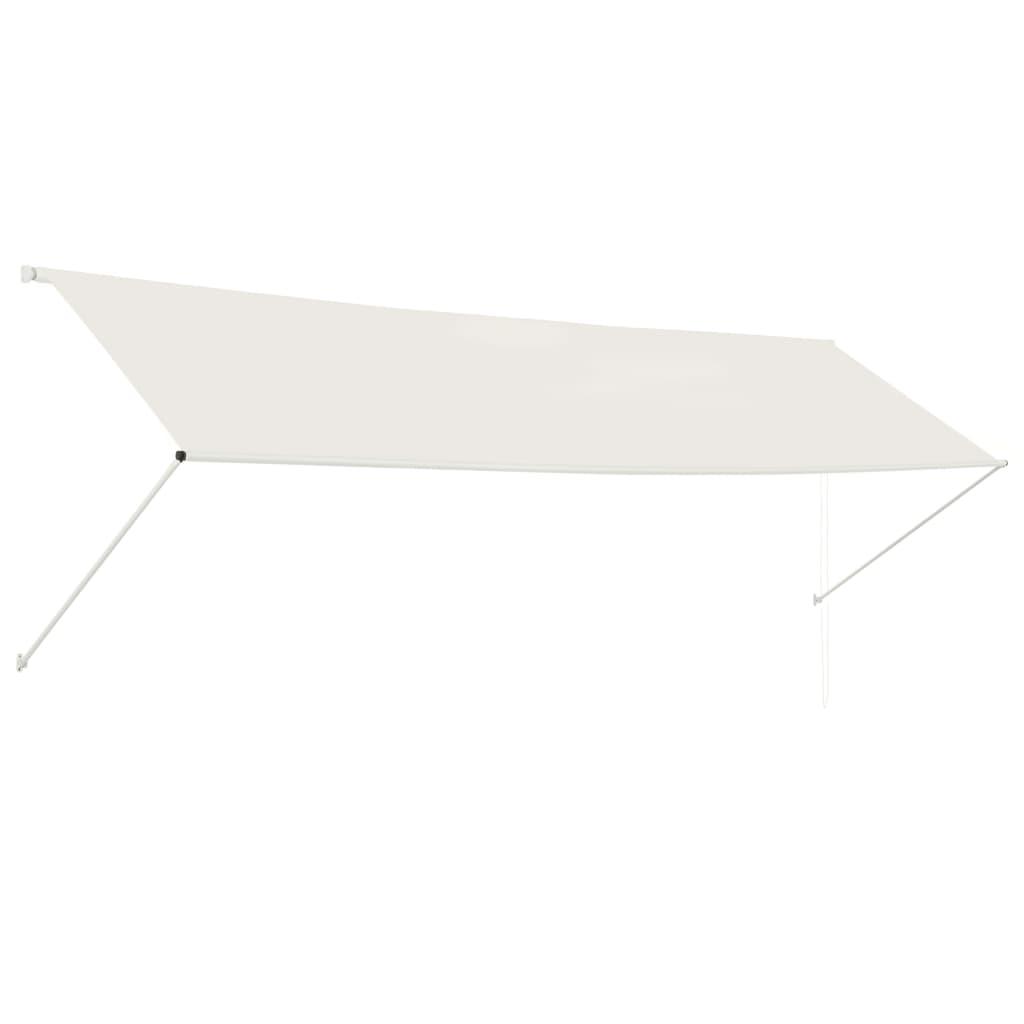Retractable Awning 157.5"x59.1" Cream at Set Shop and Smile