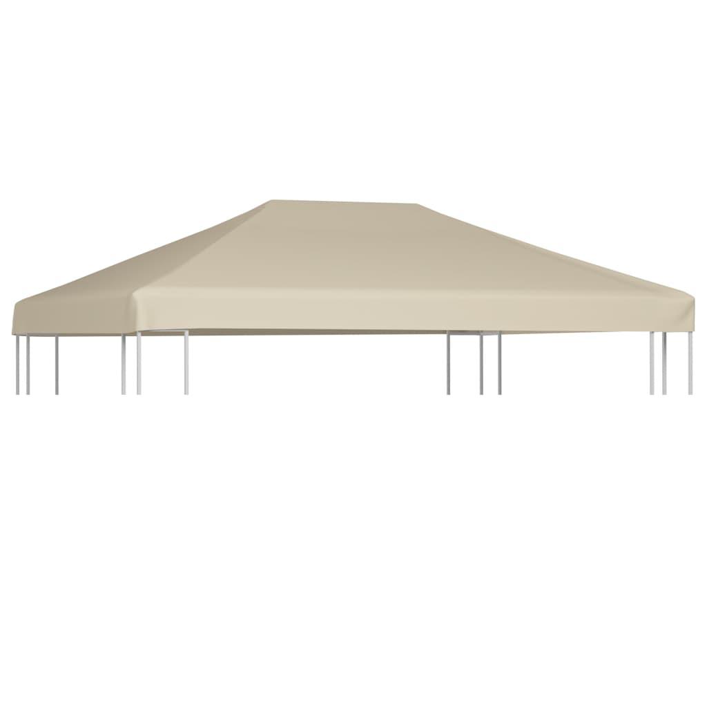Gazebo Top Cover 1 oz/ft² 13.1'x9.8' Beige at Set Shop and Smile