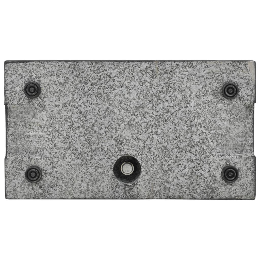 Parasol Base Granite 55.1 lb Rectangular Black at Set Shop and Smile
