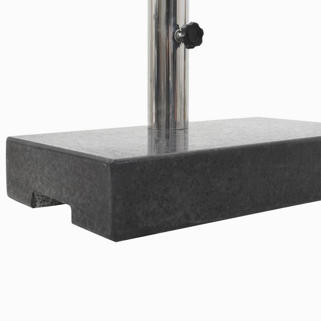 Parasol Base Granite 55.1 lb Rectangular Black at Set Shop and Smile