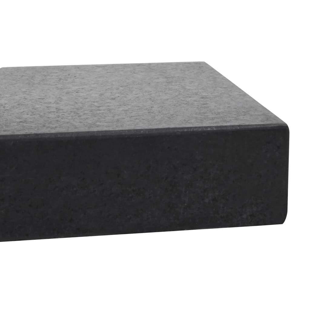 Parasol Base Granite 55.1 lb Rectangular Black at Set Shop and Smile