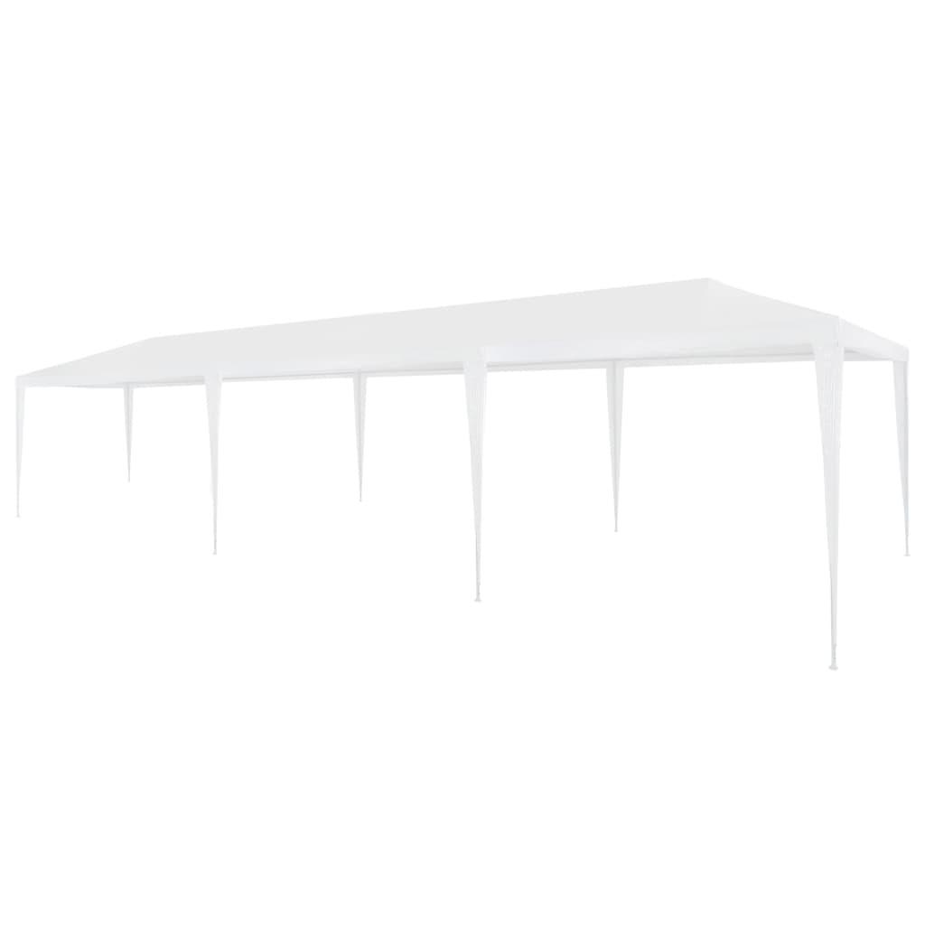 Party Tent 9.8'x29.5' PE White at Set Shop and Smile