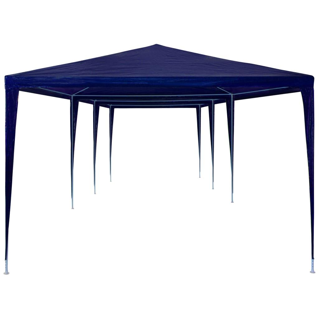 Party Tent 9.8'x29.5' PE Blue at Set Shop and Smile