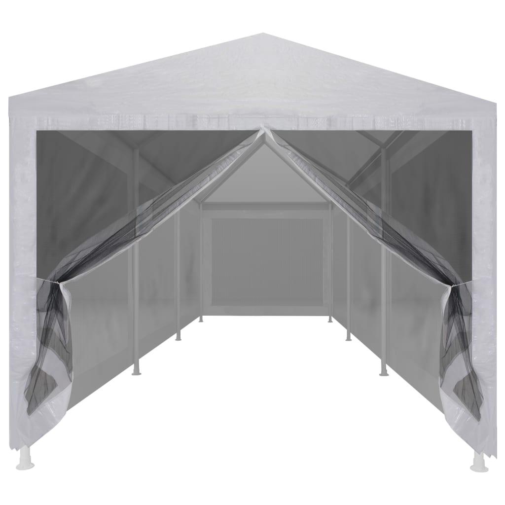 Party Tent with 8 Mesh Sidewalls 29.5' x 9.8' at Set Shop and Smile