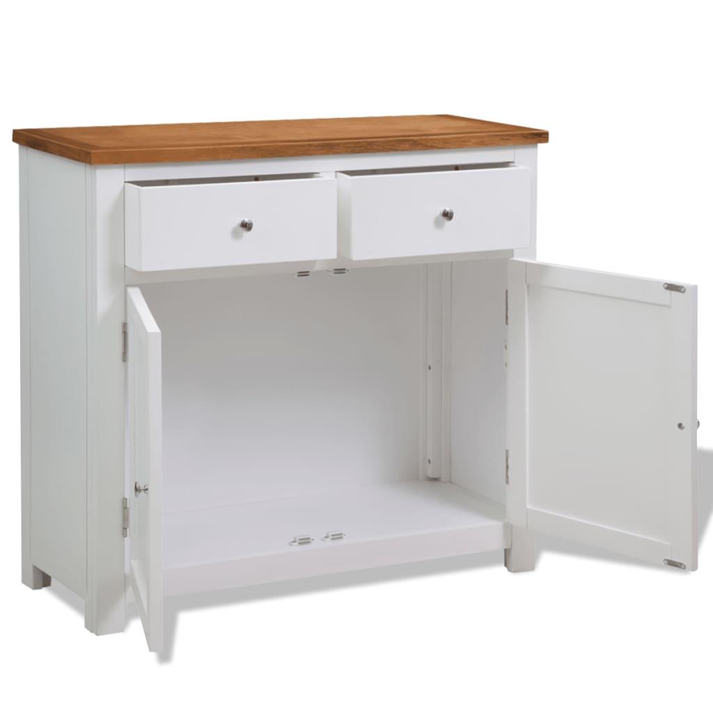 Sideboard 35.4"x13.2"x32.7" Solid Oak Wood at Set Shop and Smile