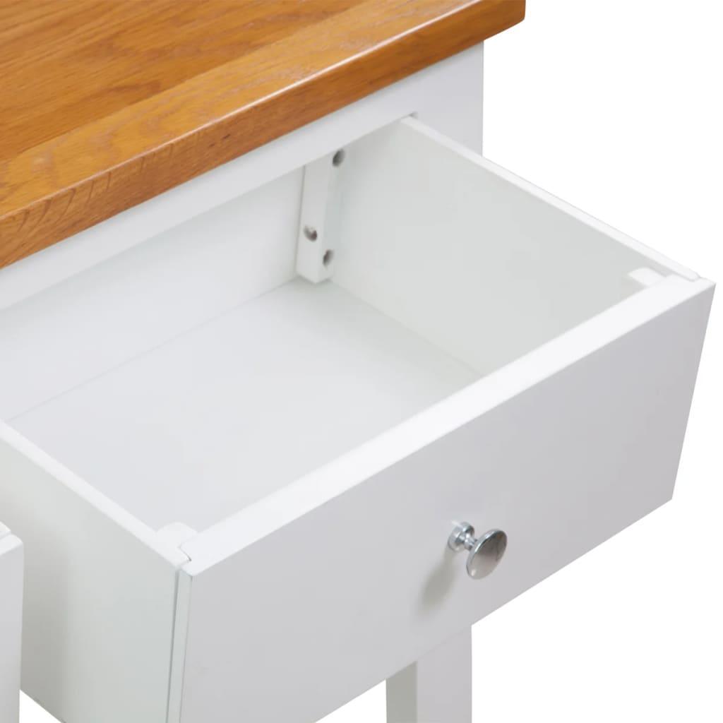 Console Table 32.7"x11.8"x28.7"Solid Oak Wood at Set Shop and Smile