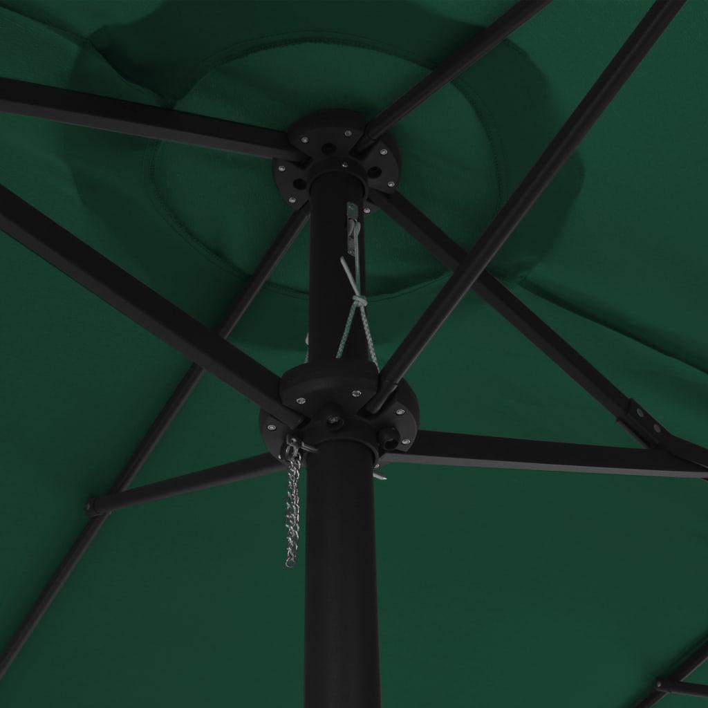 Outdoor Parasol with Aluminum Pole 181.1"x106.3" Green at Set Shop and Smile