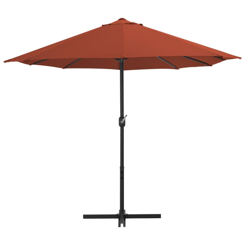 Outdoor Parasol with Aluminum Pole 181.1"x106.3" Terracotta at Set Shop and Smile