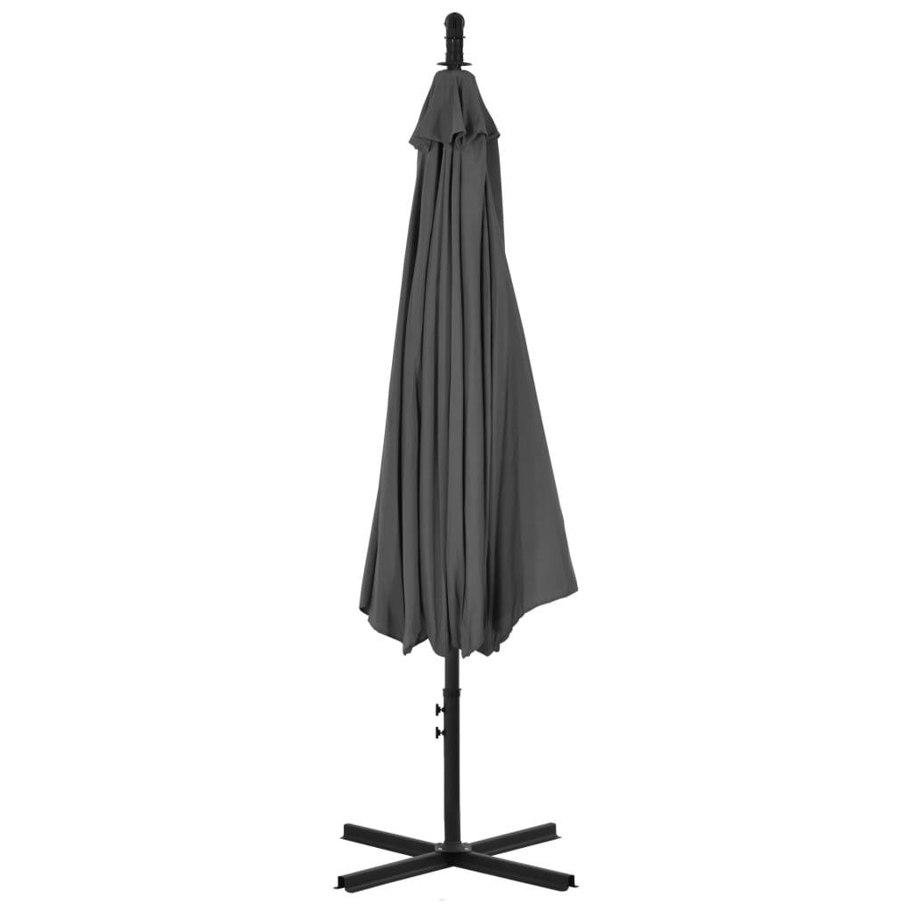 Cantilever Umbrella with Steel Pole 118.1" Anthracite at Set Shop and Smile