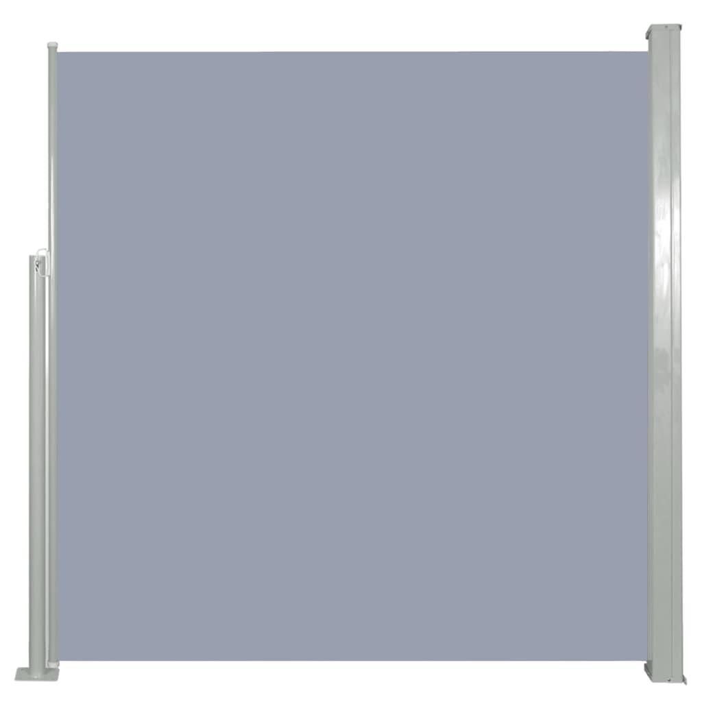Retractable Side Awning 55.1"x118.1" Gray at Set Shop and Smile