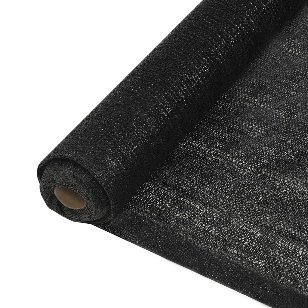 Privacy Net HDPE 6.6'x32.8' Black at Set Shop and Smile