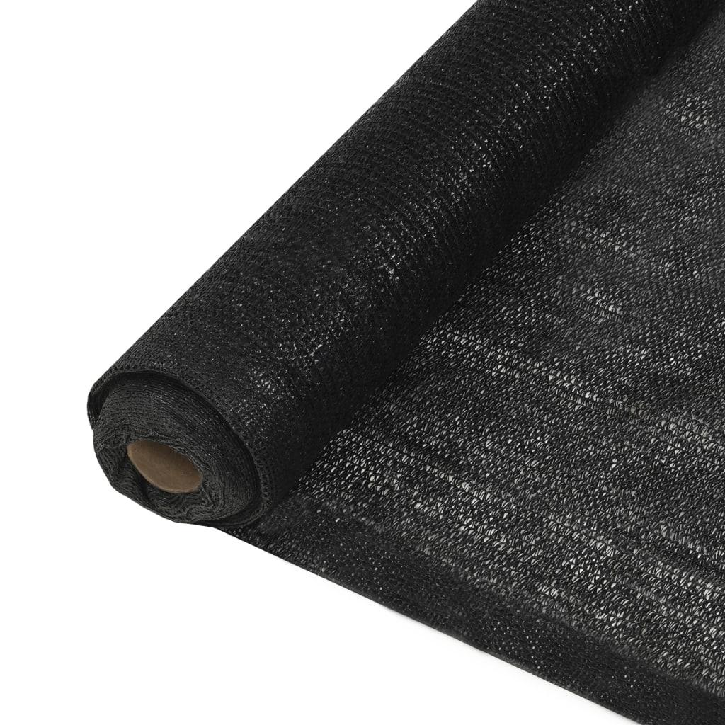 Privacy Net HDPE 6.6'x82' Black at Set Shop and Smile