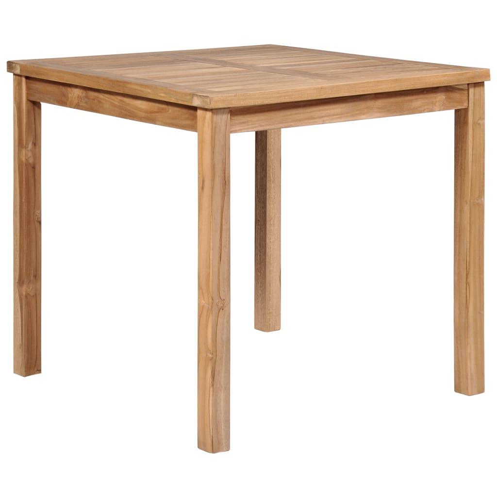 Patio Table 31.5"x31.5"x30.3" Solid Teak Wood at Set Shop and Smile