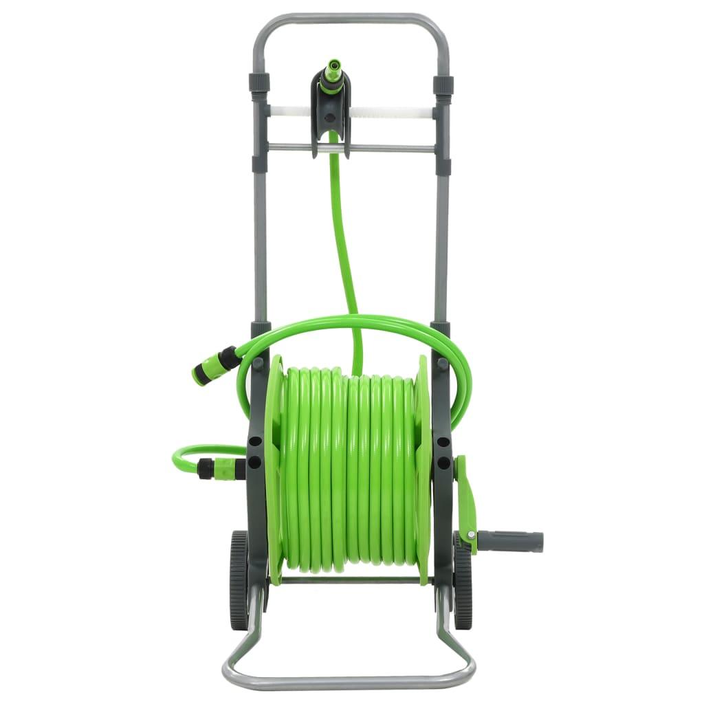 Water Hose Reel with Wheels 174.6'+6.6' at Set Shop and Smile
