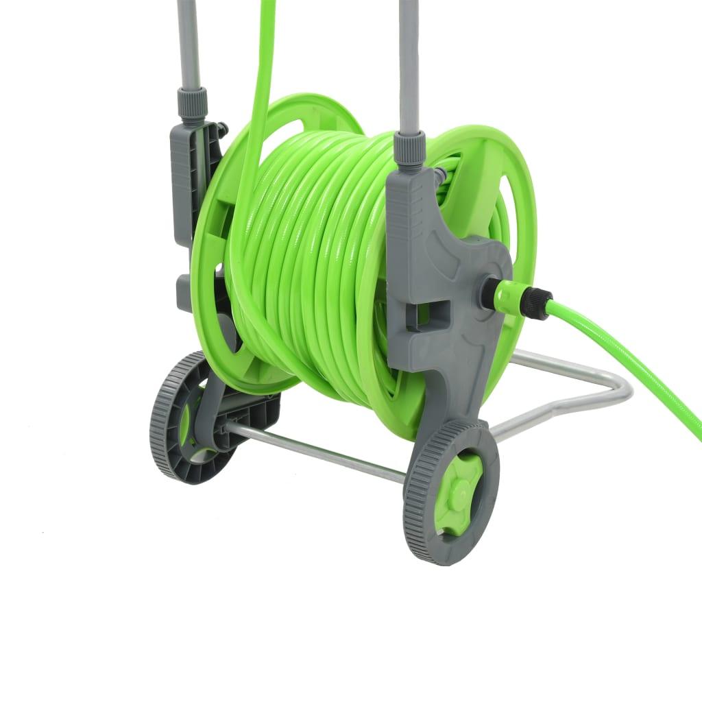 Water Hose Reel with Wheels 174.6'+6.6' at Set Shop and Smile