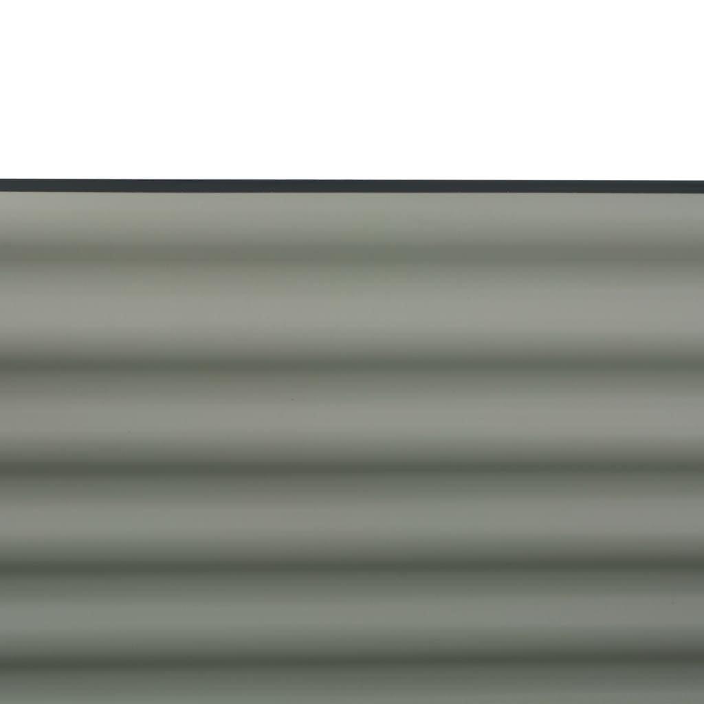 Garden Raised Bed 63"x31.5"x31.9" Galvanized Steel Gray at Set Shop and Smile
