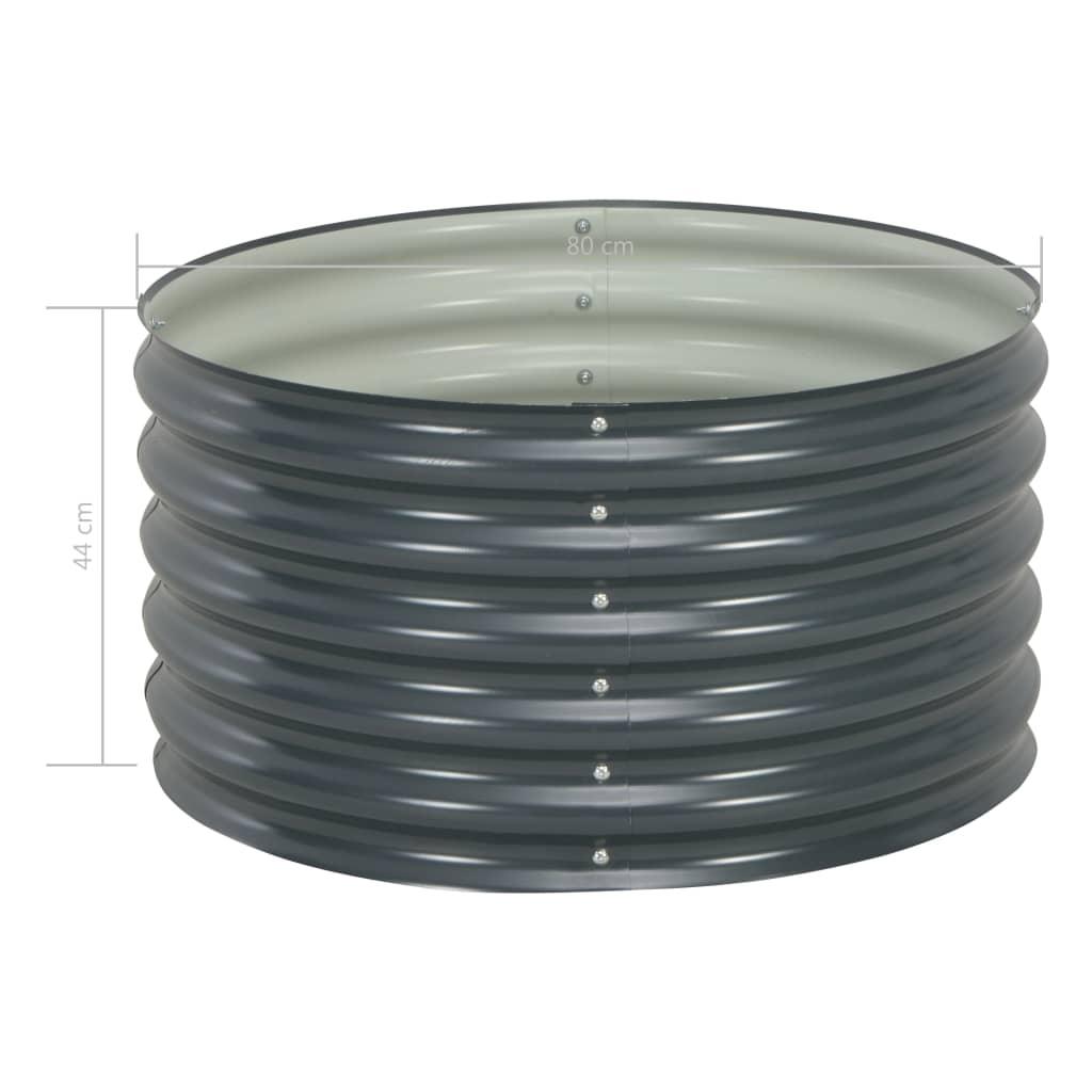 Garden Raised Bed 31.5"x31.5"x17.3" Galvanized Steel Gray at Set Shop and Smile