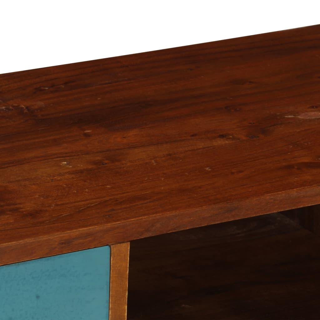 TV Cabinet with 3 Drawers 43.3"x13.8"x19.7" Solid Acacia Wood at Set Shop and Smile