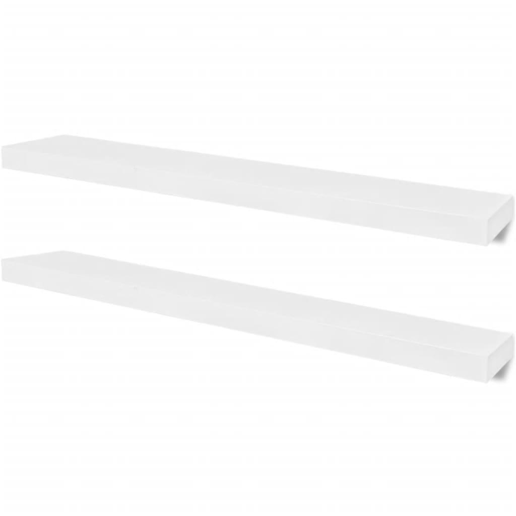 Wall Shelves 4 pcs White 39.4" at Set Shop and Smile