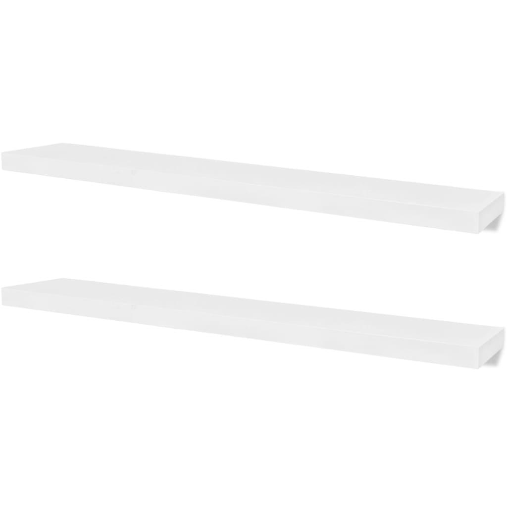 Wall Shelves 4 pcs White 47.2" at Set Shop and Smile