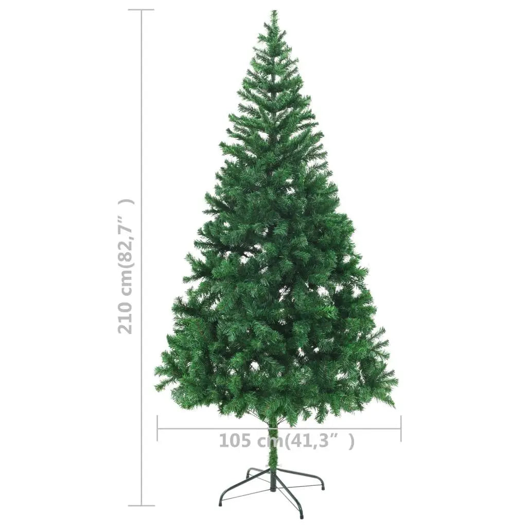 Artificial Christmas Tree with Steel Stand 7 ft 910 Branches at Set Shop and Smile