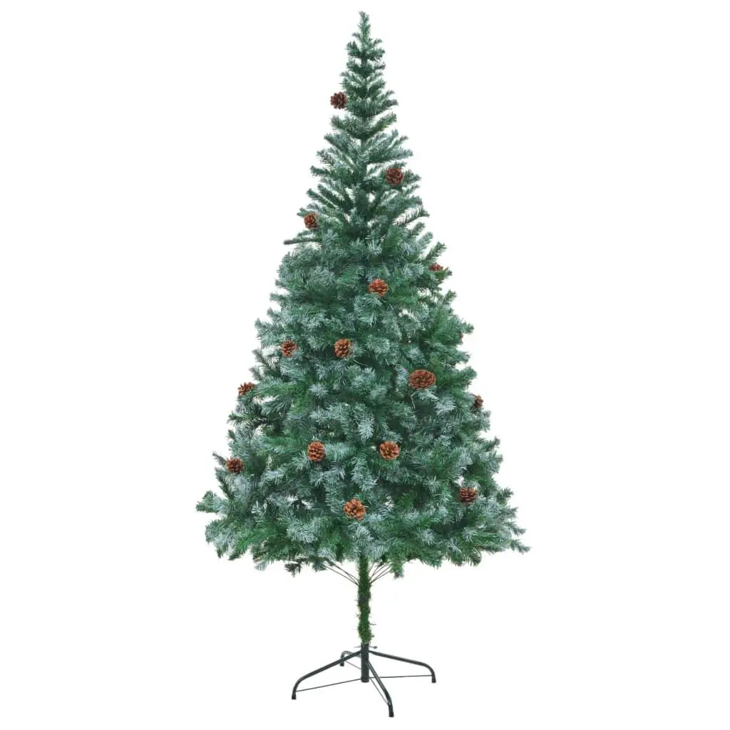 Artificial Christmas Tree with Pinecones 7 ft at Set Shop and Smile