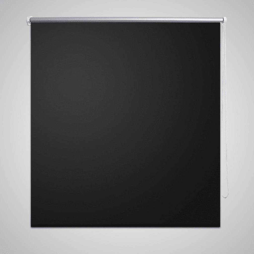 Roller blind Blackout 31.5"x90.6" Black at Set Shop and Smile