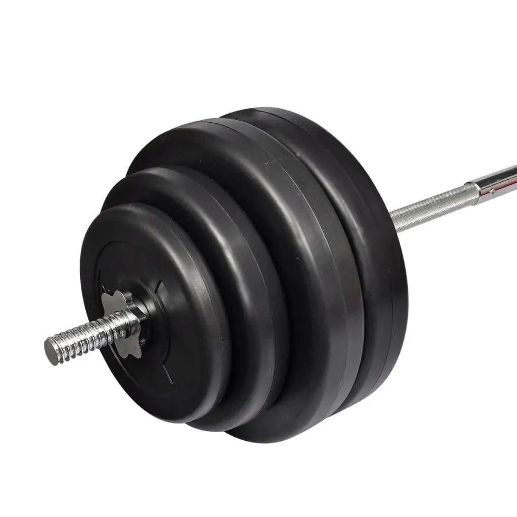 Barbell with Plates Set 132 lb at Set Shop and Smile