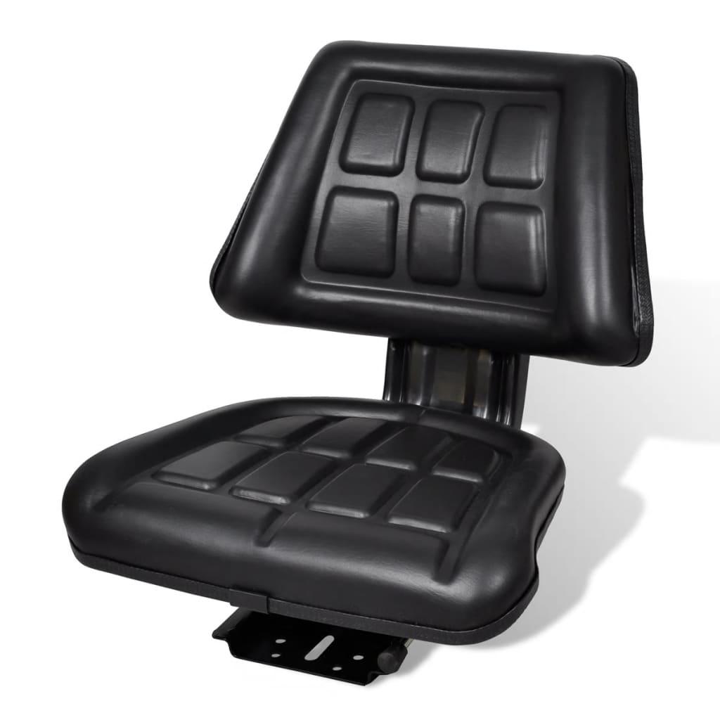 Tractor Seat with Backrest Black at Set Shop and Smile
