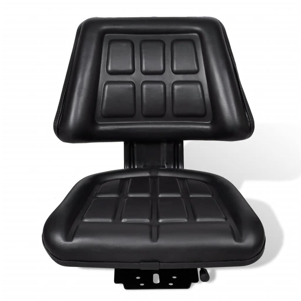 Tractor Seat with Backrest Black at Set Shop and Smile