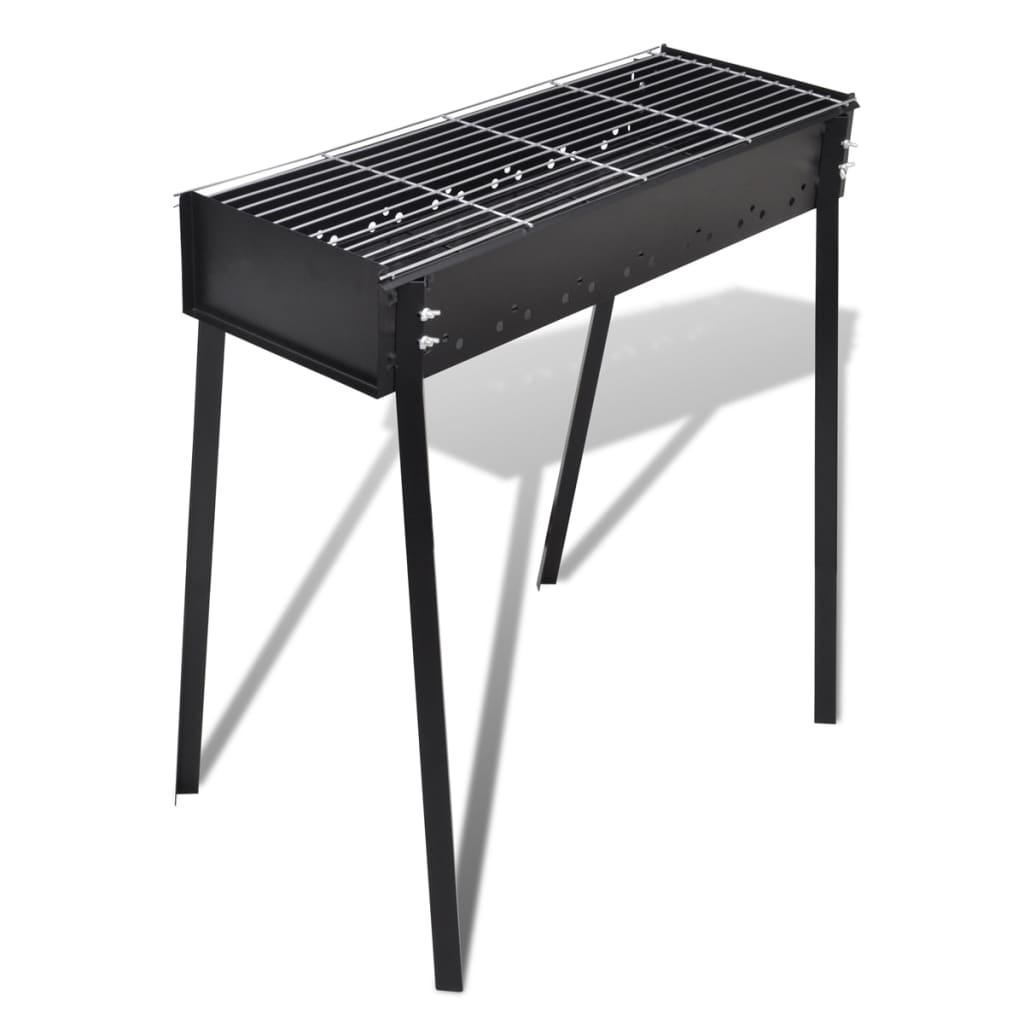 BBQ Stand Charcoal Barbecue Square 30" x 11" at Set Shop and Smile