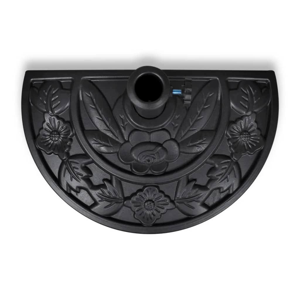 Resin Half Round Parasol Base at Set Shop and Smile