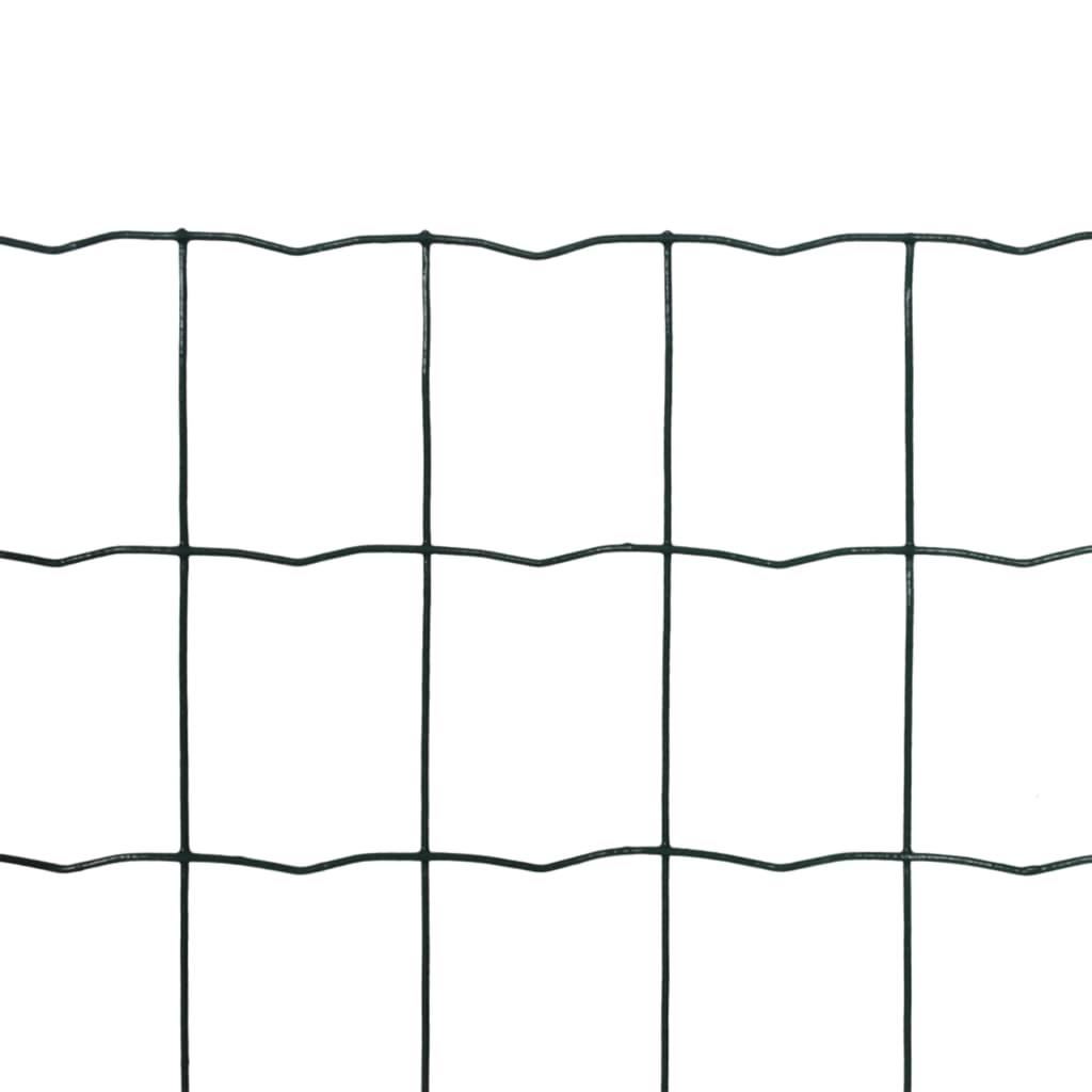 Euro Fence Steel 82ft x 3.3ft Green at Set Shop and Smile