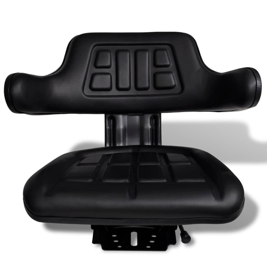 Tractor Seat with Backrest Black at Set Shop and Smile
