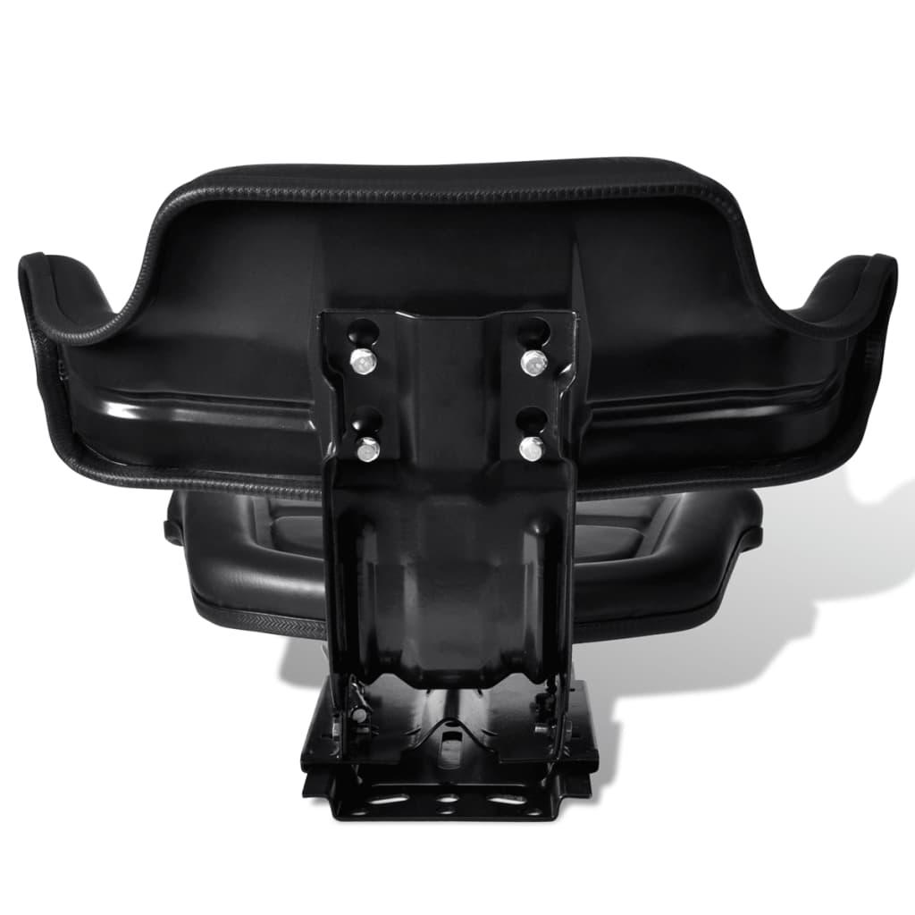 Tractor Seat with Backrest Black at Set Shop and Smile
