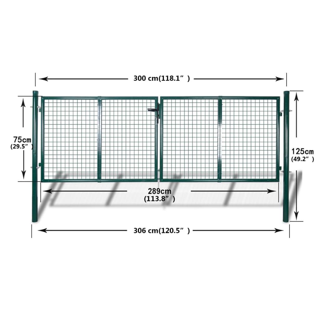 Garden Mesh Gate Fence Door Wall Grille 113.8" x 29.5" / 120.5" x 49.2" at Set Shop and Smile