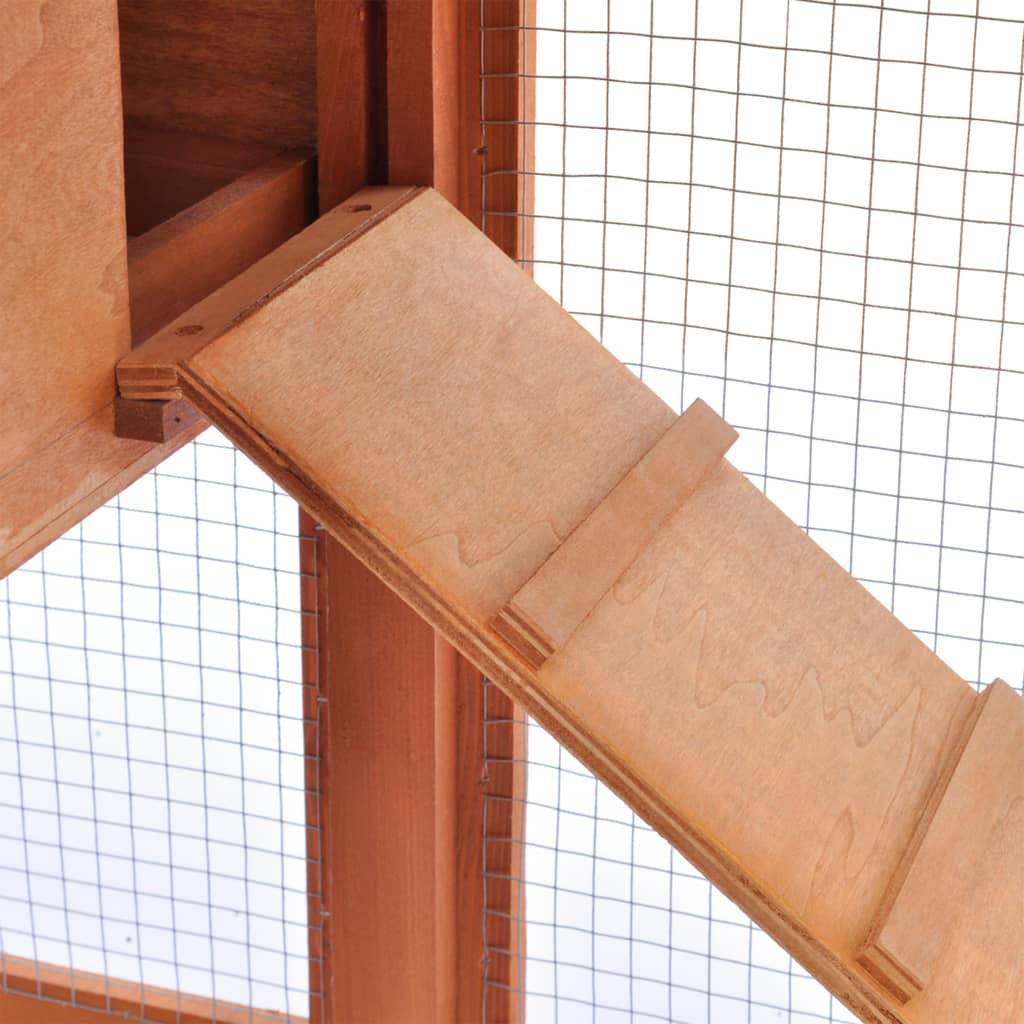 Outdoor Large Rabbit Hutch Small Animal House Pet Cage Wood at Set Shop and Smile