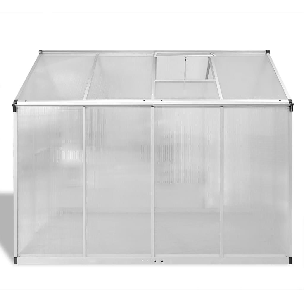 Reinforced Aluminum Greenhouse with Base Frame 49.5ft² at Set Shop and Smile