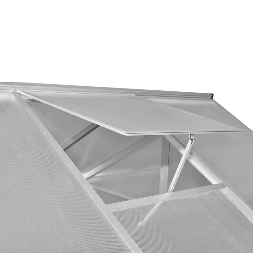 Reinforced Aluminum Greenhouse with Base Frame 49.5ft² at Set Shop and Smile