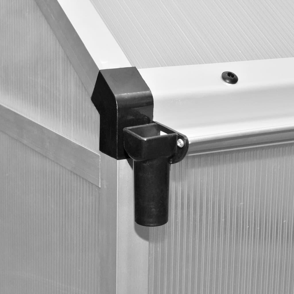 Reinforced Aluminum Greenhouse with Base Frame 49.5ft² at Set Shop and Smile