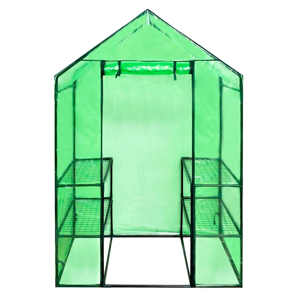 Walk-in Greenhouse with 4 Shelves at Set Shop and Smile