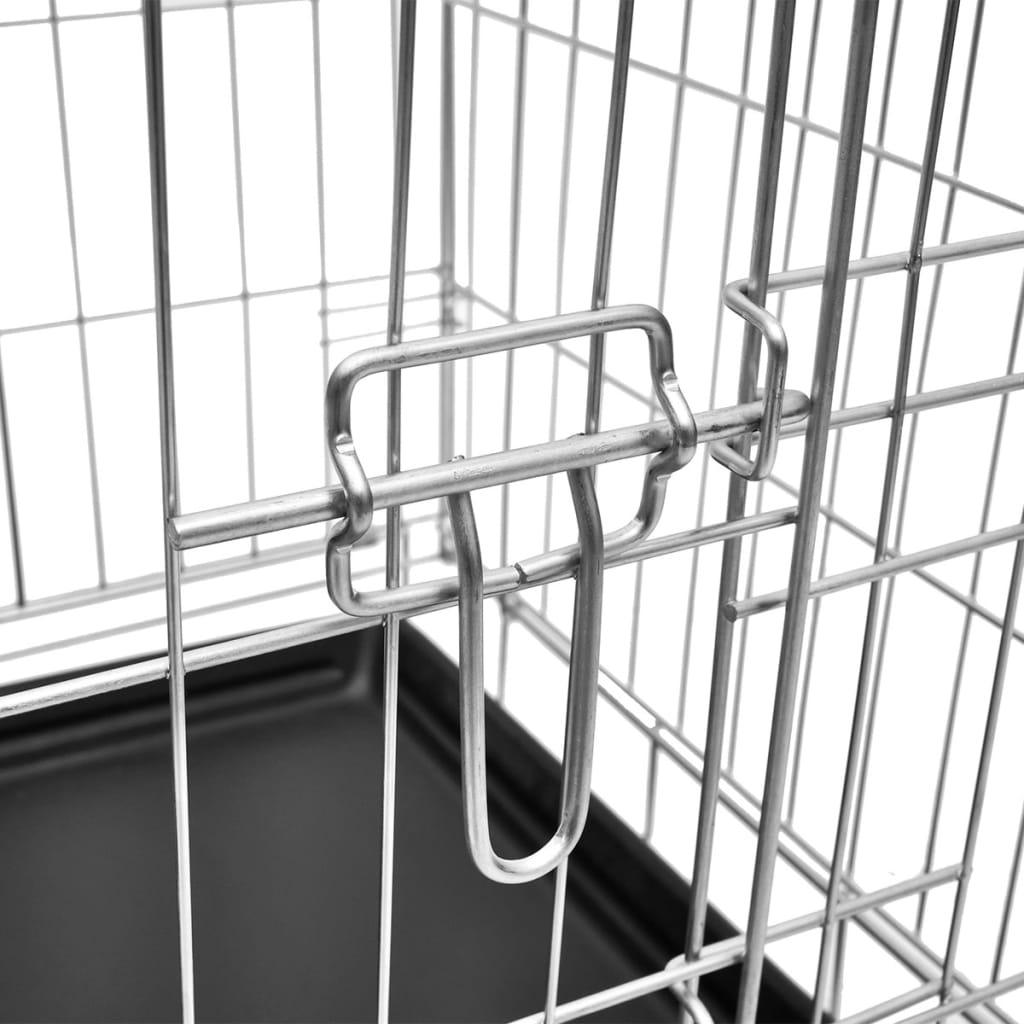 Foldable Metal Dog Bench L at Set Shop and Smile