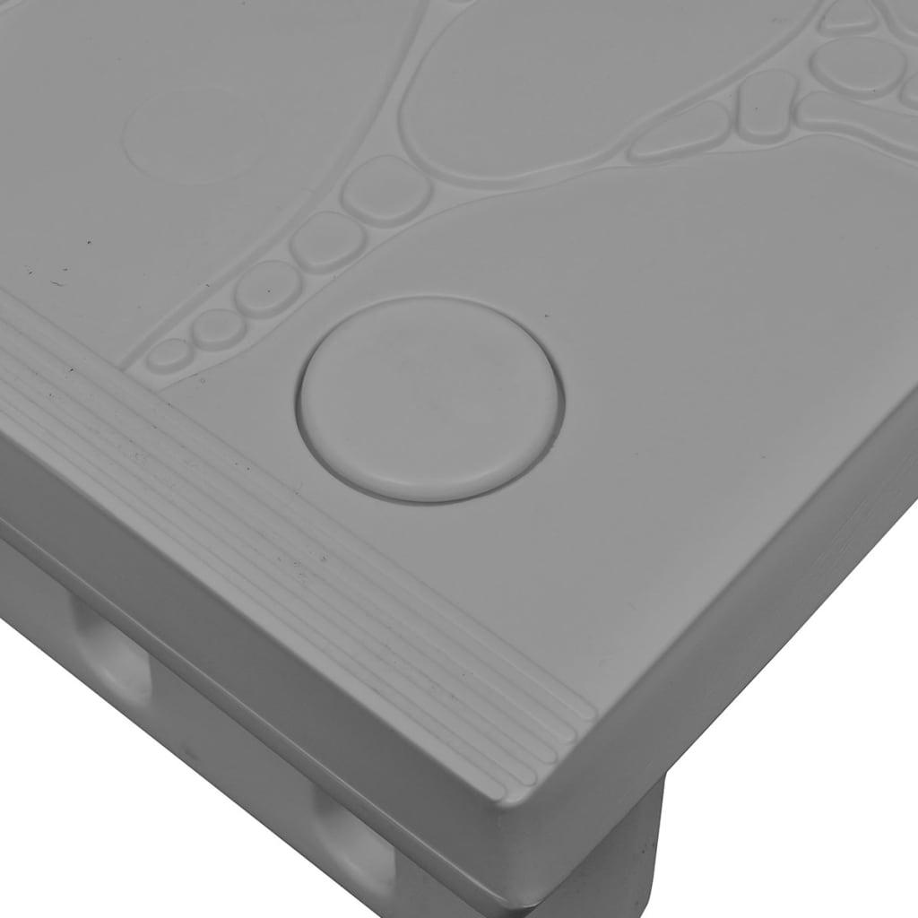 Gray Spa Steps at Set Shop and Smile